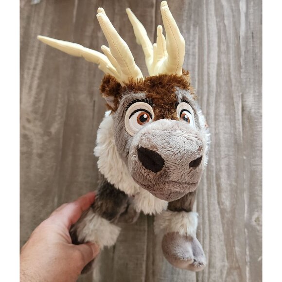 Disney Parks Plush Sven Reindeer Toy Authentic Gray & White Frozen 16 inch - Picture 1 of 10